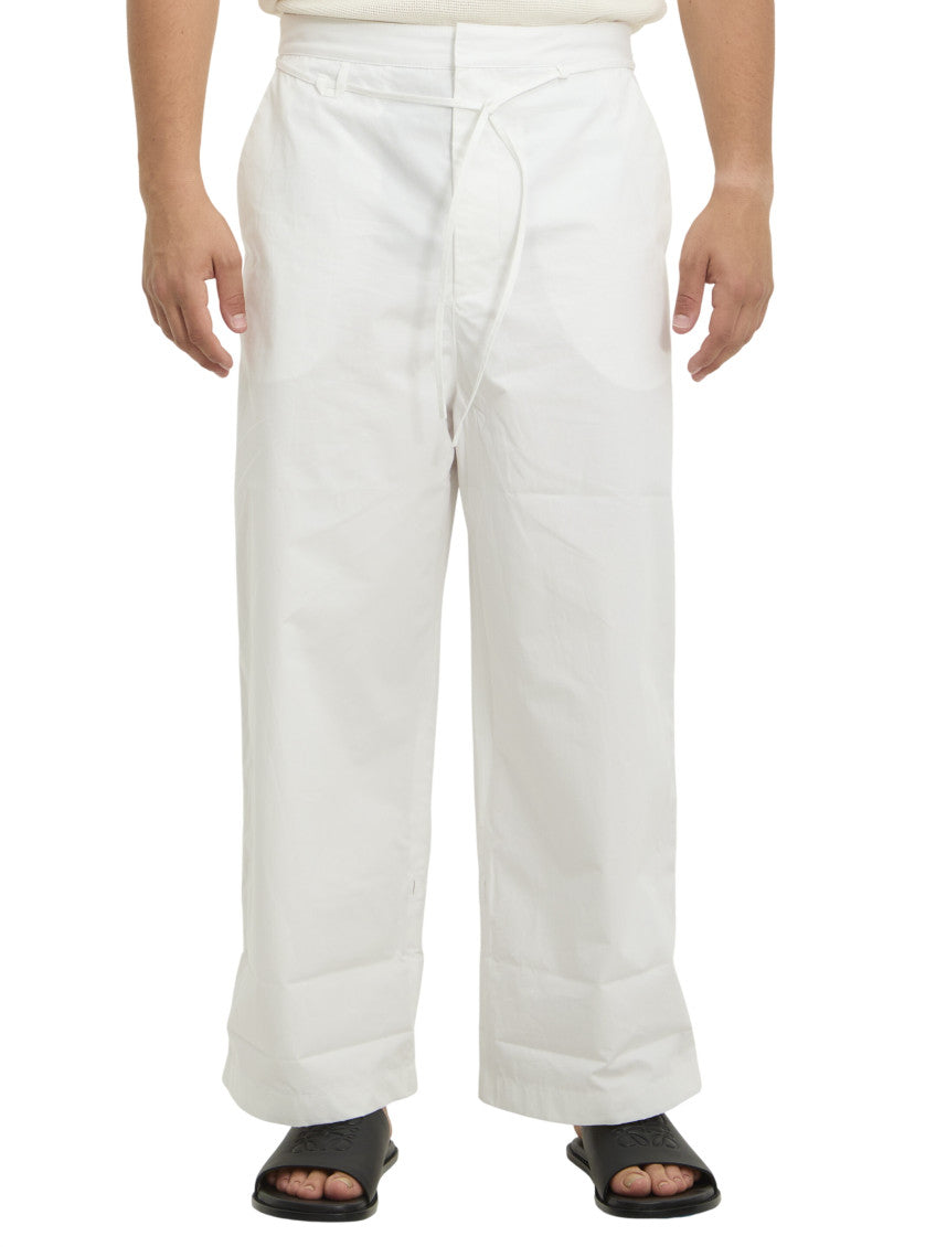 White Relaxed Trousers 1