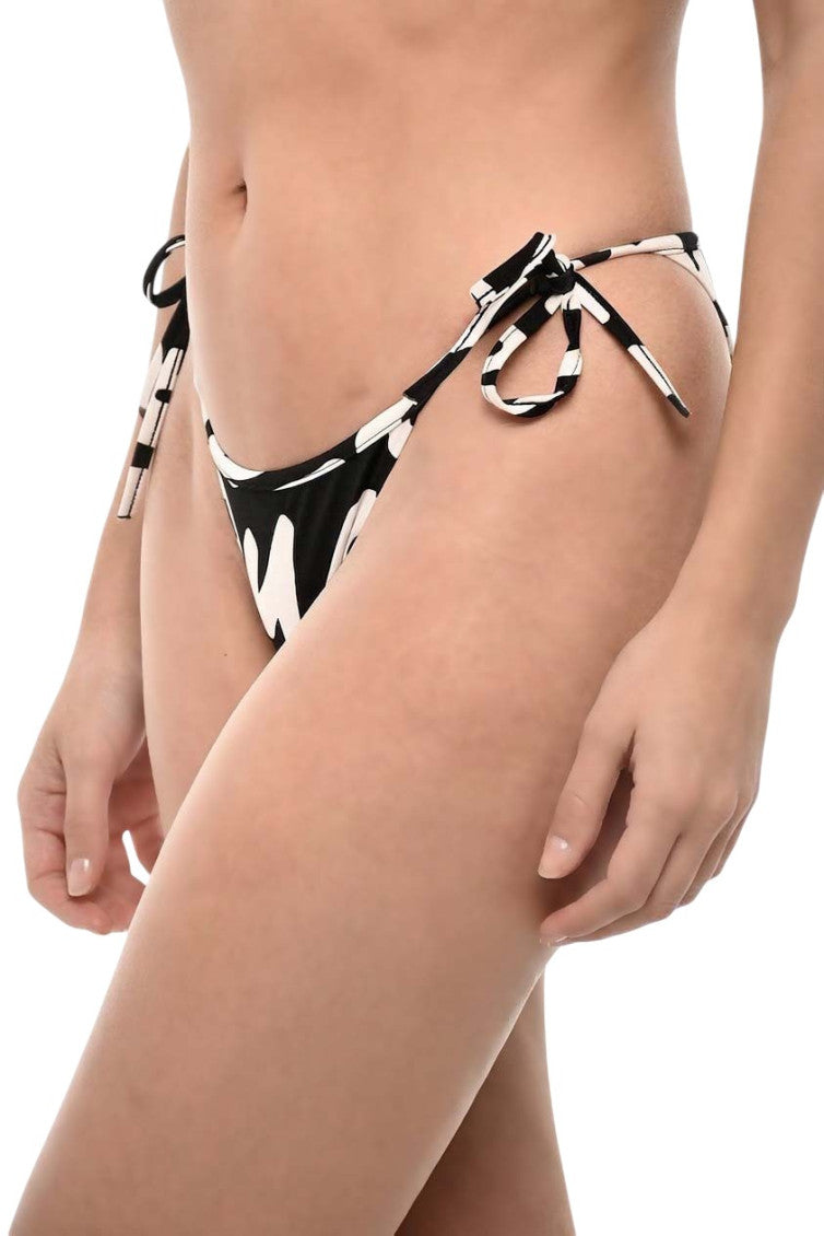 BlackWhite Logo Bikini Swimwear 3