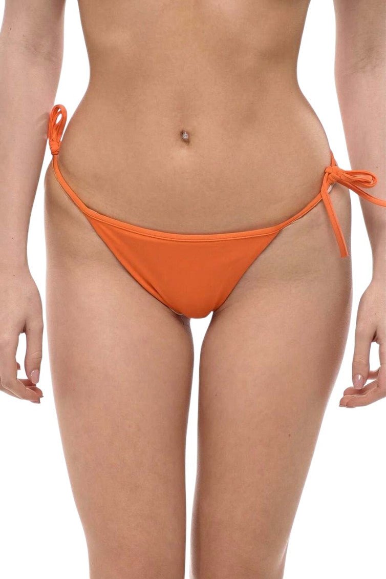 Orange Bikini Bottom Swimwear 1