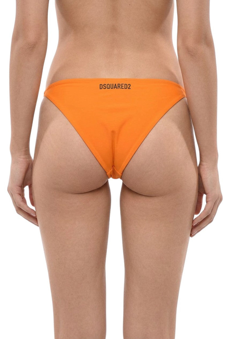 Orange Bikini Bottom Swimwear 3