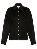 Black Shirt Collar Jacket 1