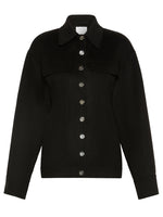 Black Shirt Collar Jacket 1