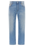 Light Blue Straight High Rise Jeans 1