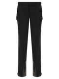 Black Tapered Mid Rise Jeans 1