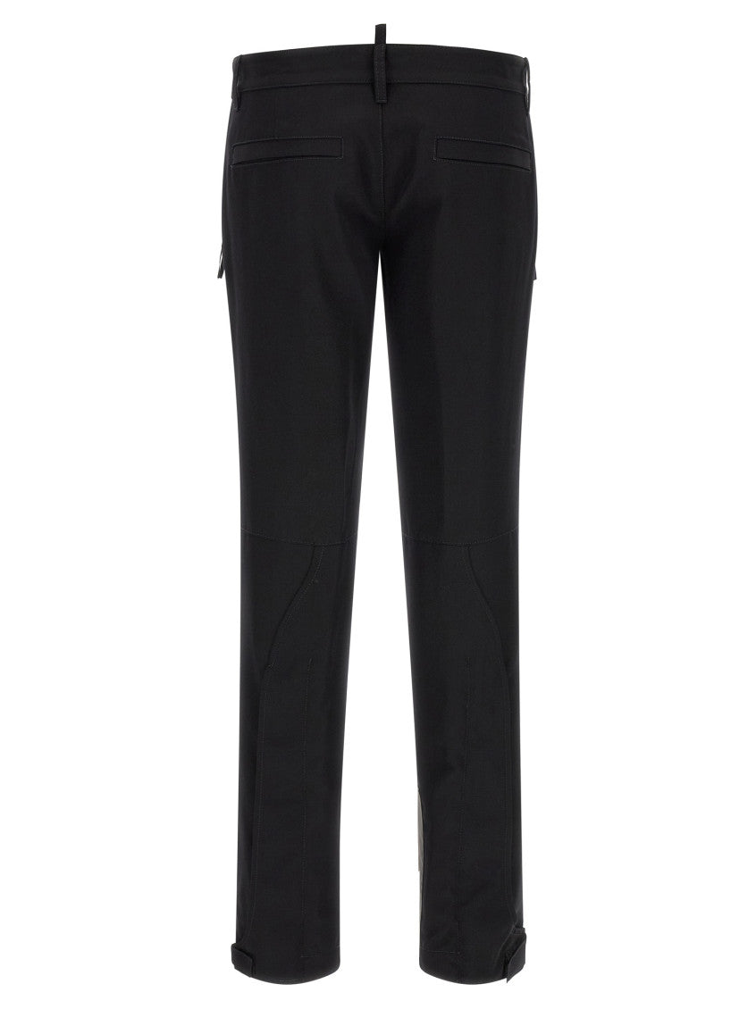 Black Tapered Mid Rise Jeans 2