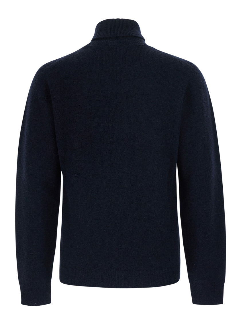 Navy Blue Turtle Neck Sweater 2