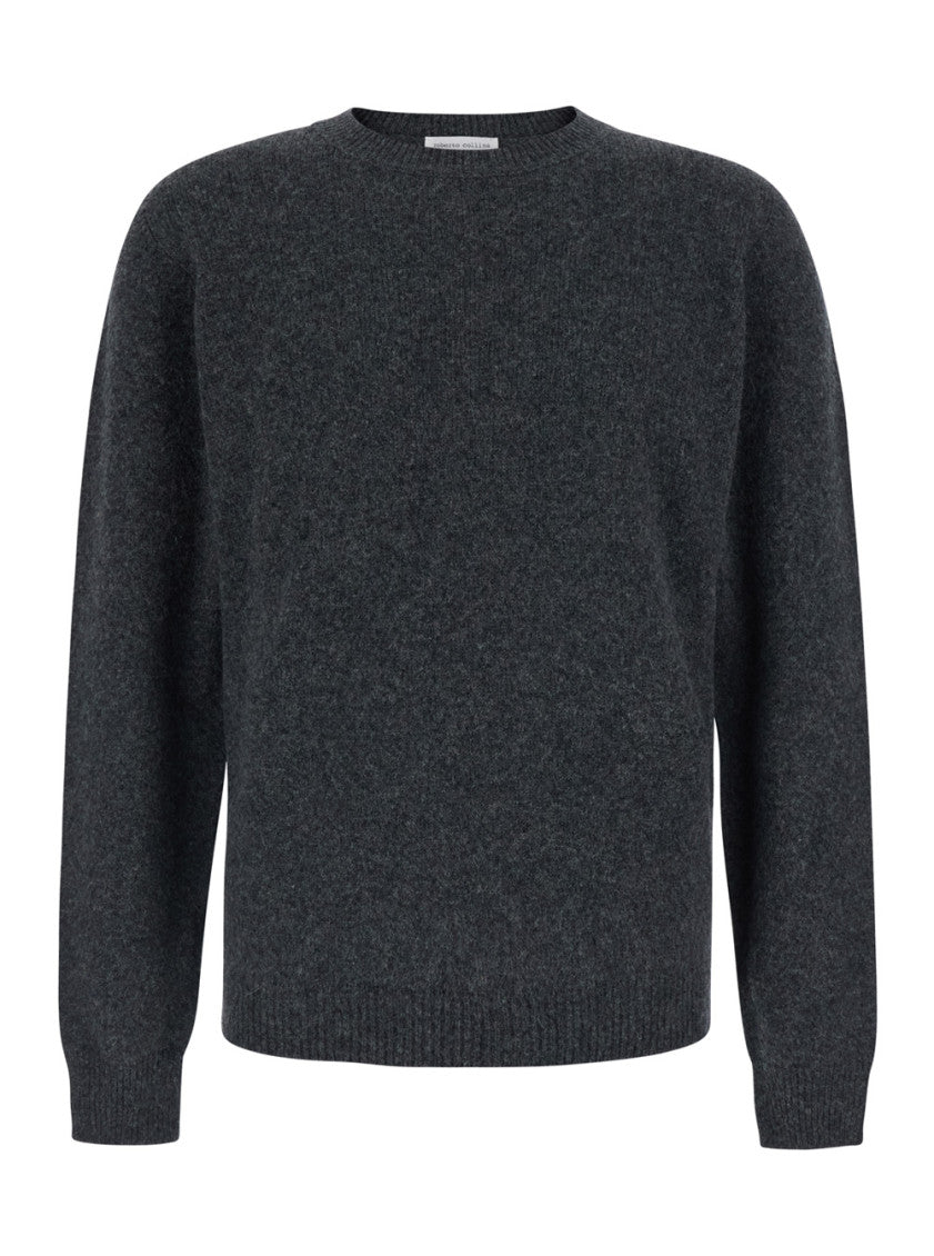 Grey Crew Neck Sweater 1
