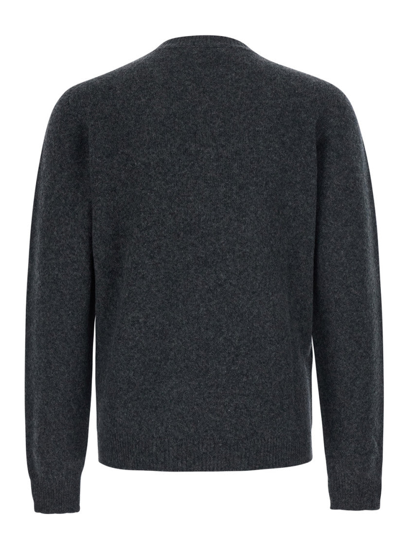 Grey Crew Neck Sweater 2