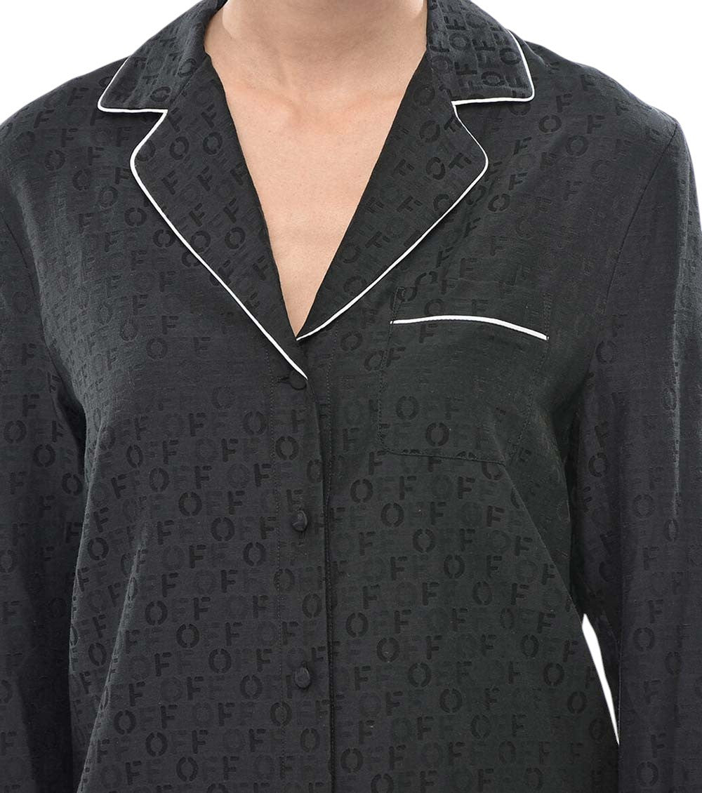 Black Regular Logo Shirt 3