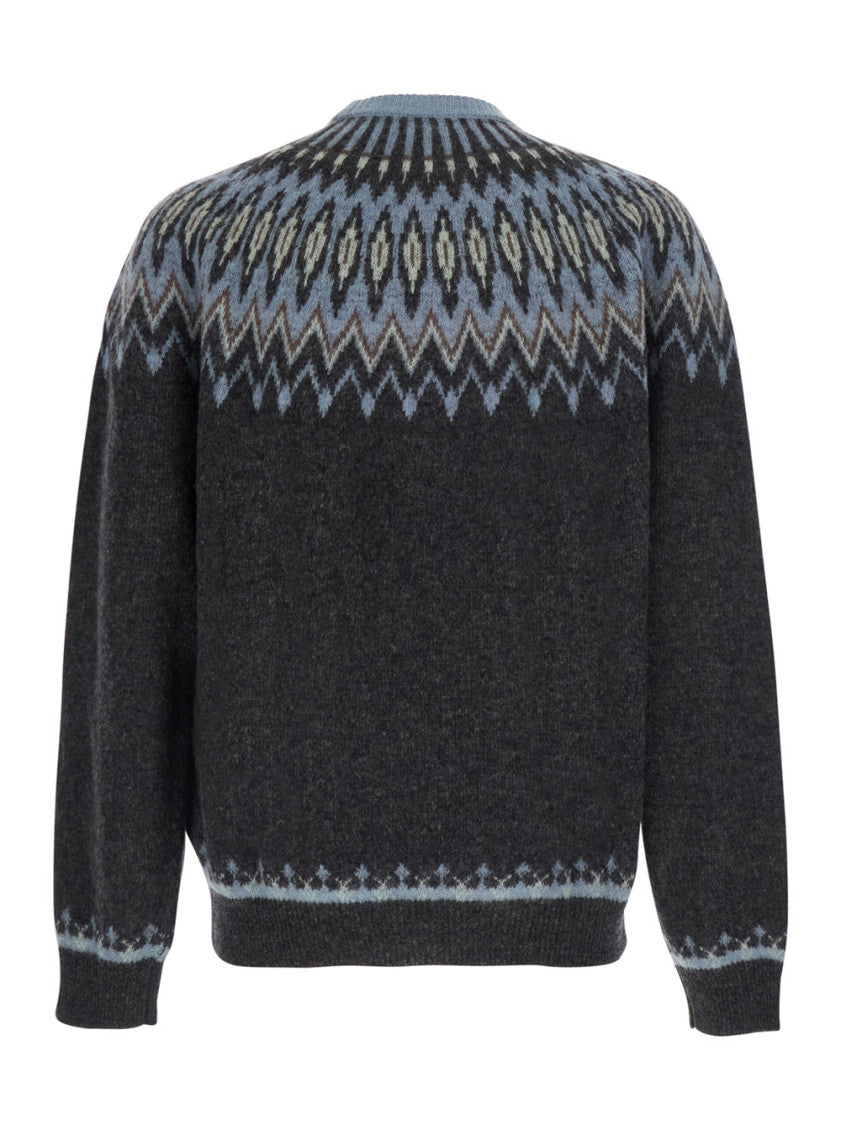 Grey Crew Neck Sweater 2