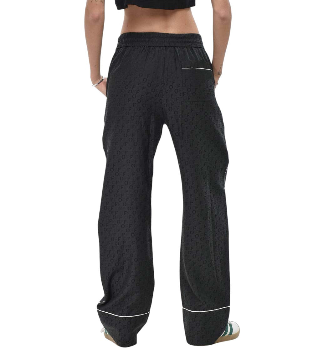 Black Relaxed Pyjamas Pants 2