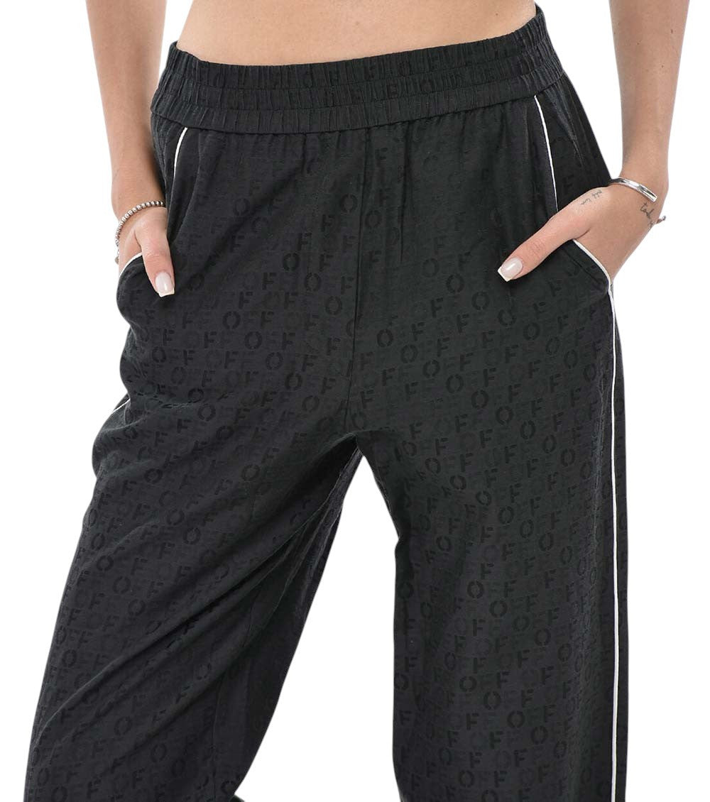 Black Relaxed Pyjamas Pants 3