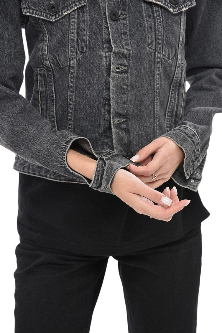 Grey Shirt Collar Jacket 4
