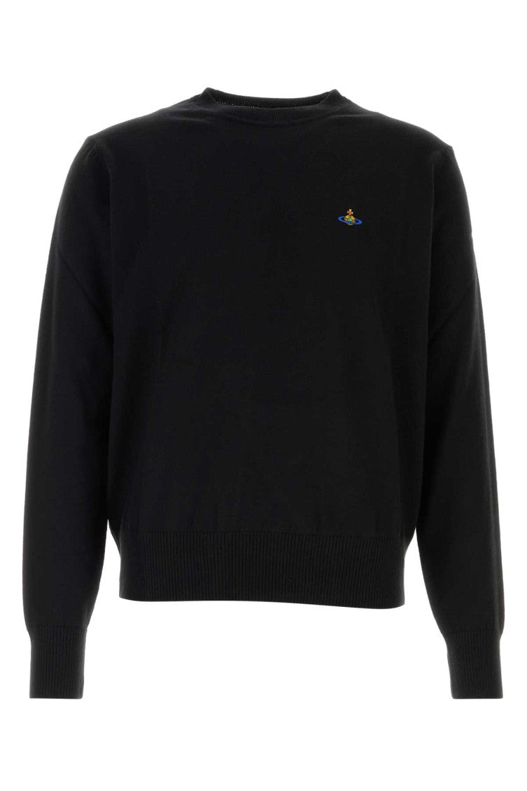 Black Crew Neck Sweater 1