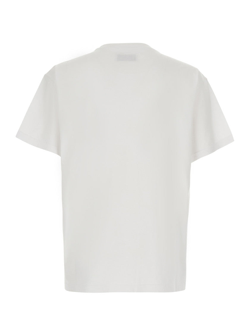 White Crew Neck T-Shirt 2