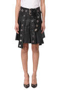 Black Embellished Above Knee Skirt 1