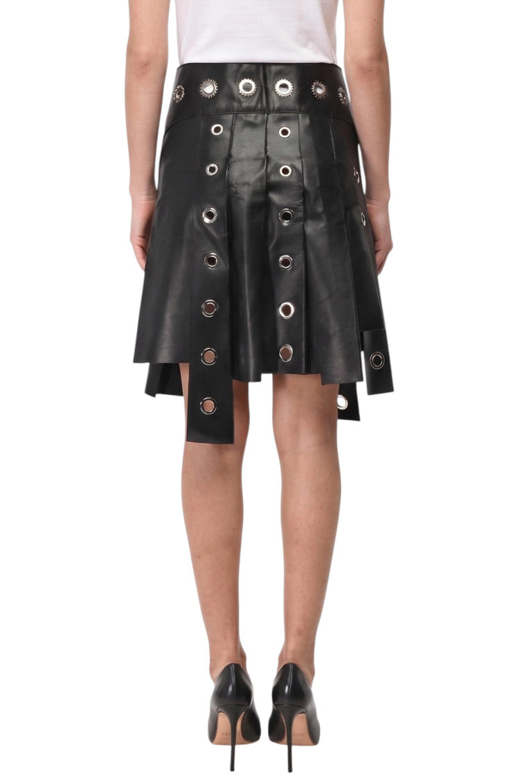 Black Embellished Above Knee Skirt 2