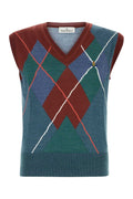 Multicolor V Neck Sweater 1
