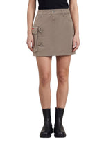 Beige Above Knee Skirt 1
