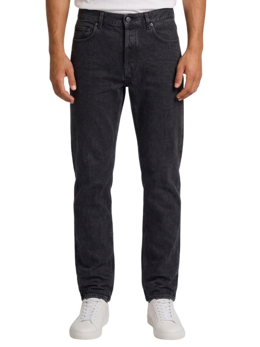 Black Regular Mid Rise Jeans 1