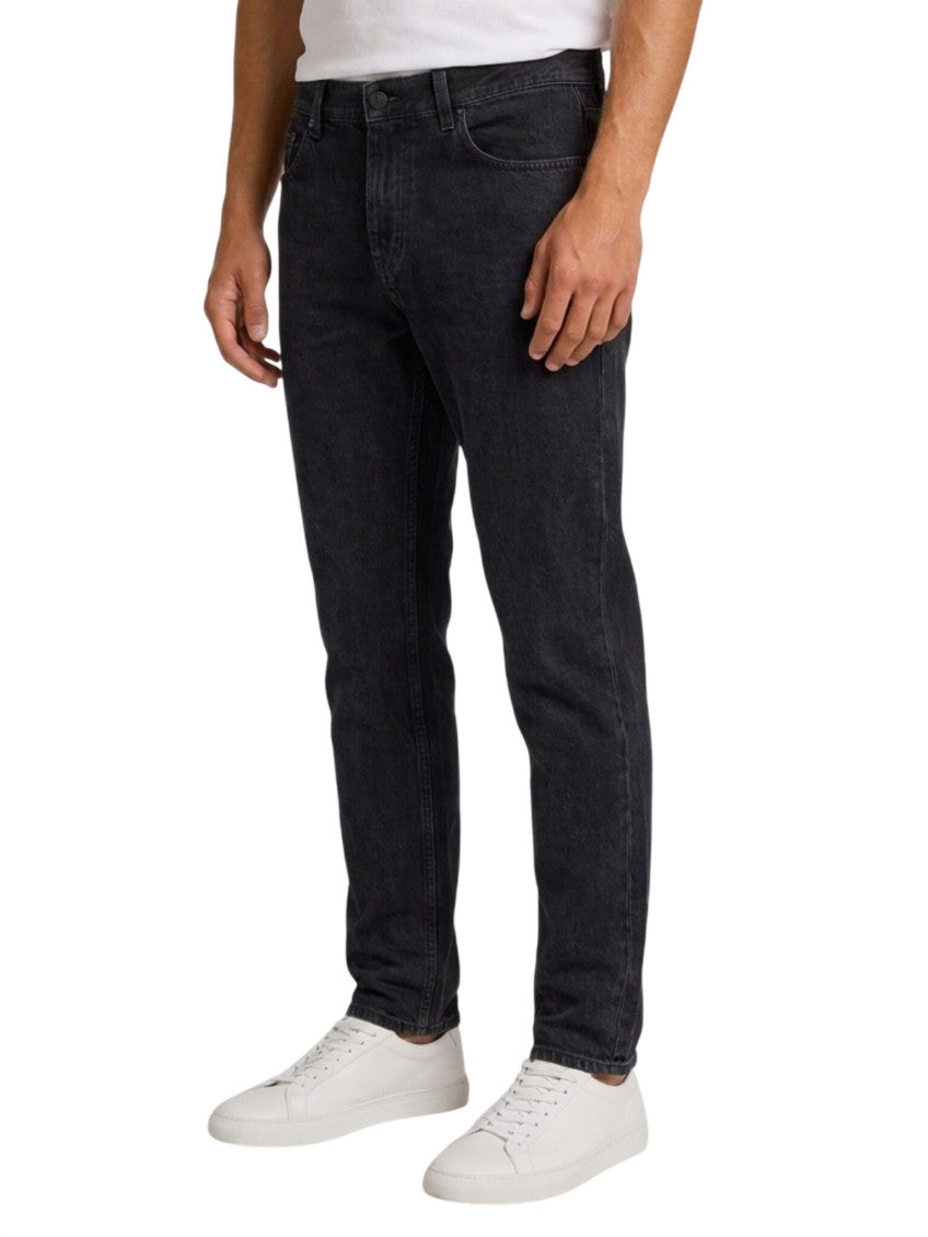 Black Regular Mid Rise Jeans 2