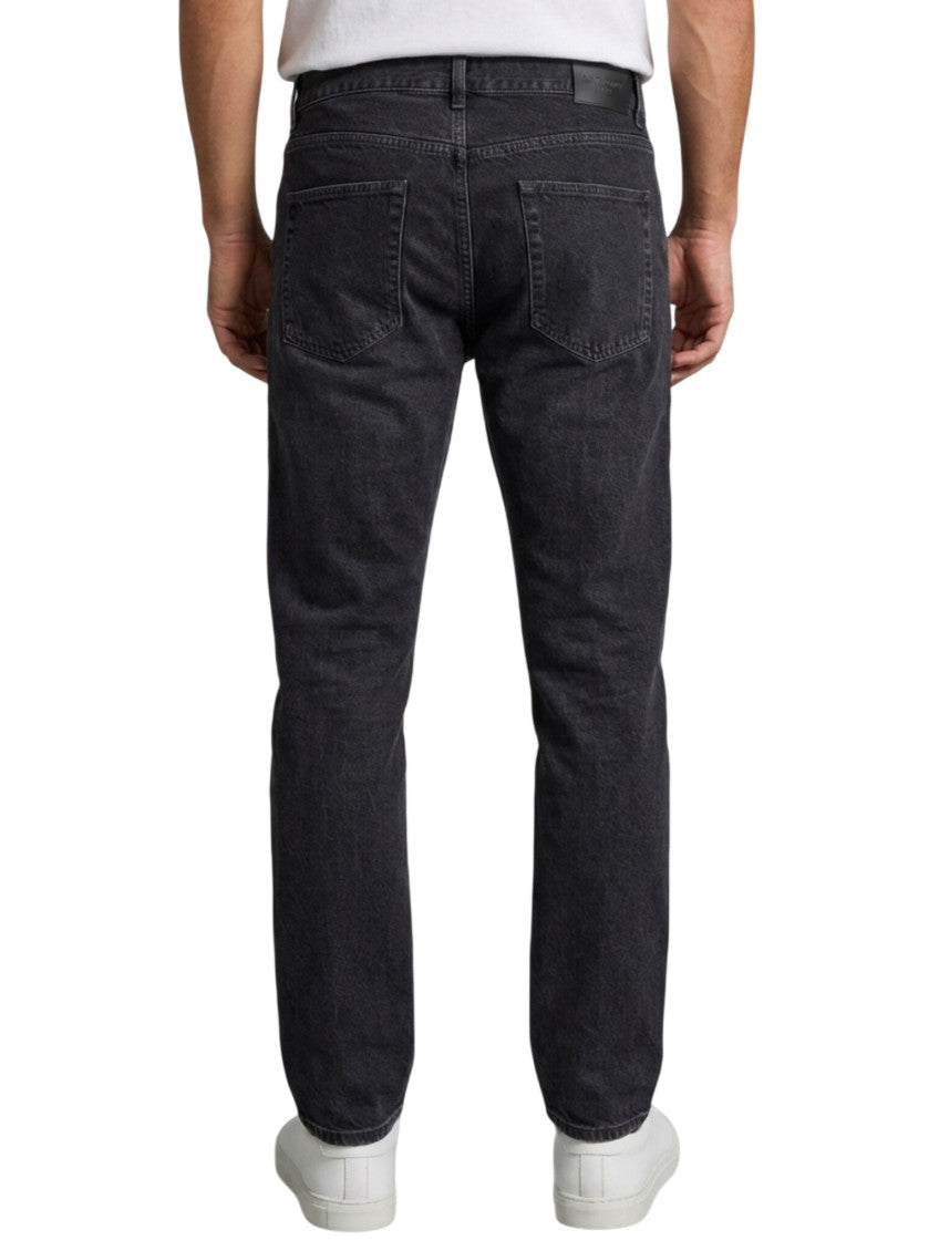Black Regular Mid Rise Jeans 3
