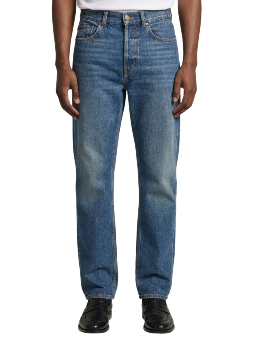 Blue Regular Mid Rise Jeans 1