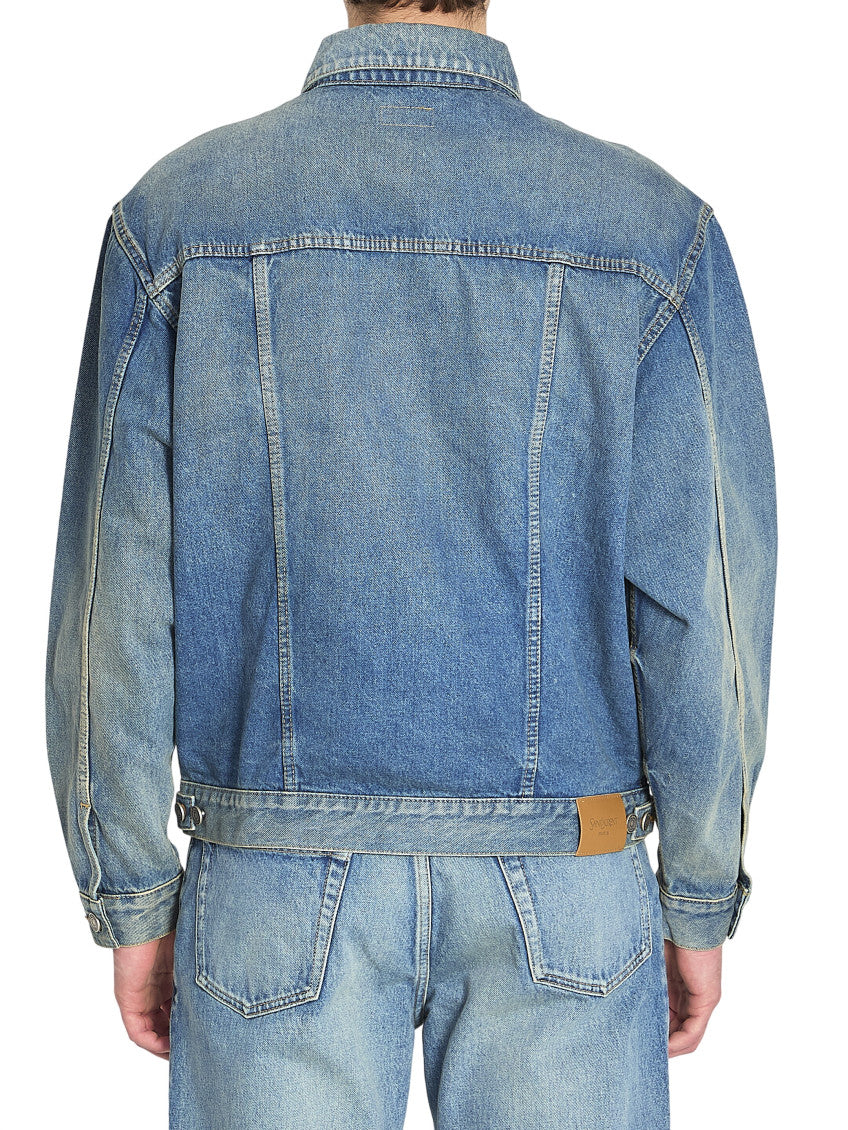 Blue Relaxed Denim Jacket 3