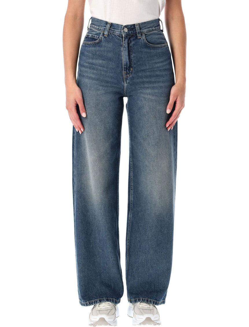 Blue Loose High Rise Jeans 1