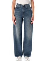Blue Loose High Rise Jeans 1