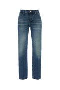 Blue Straight High Rise Jeans 1