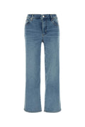 Blue Straight High Rise Jeans 1