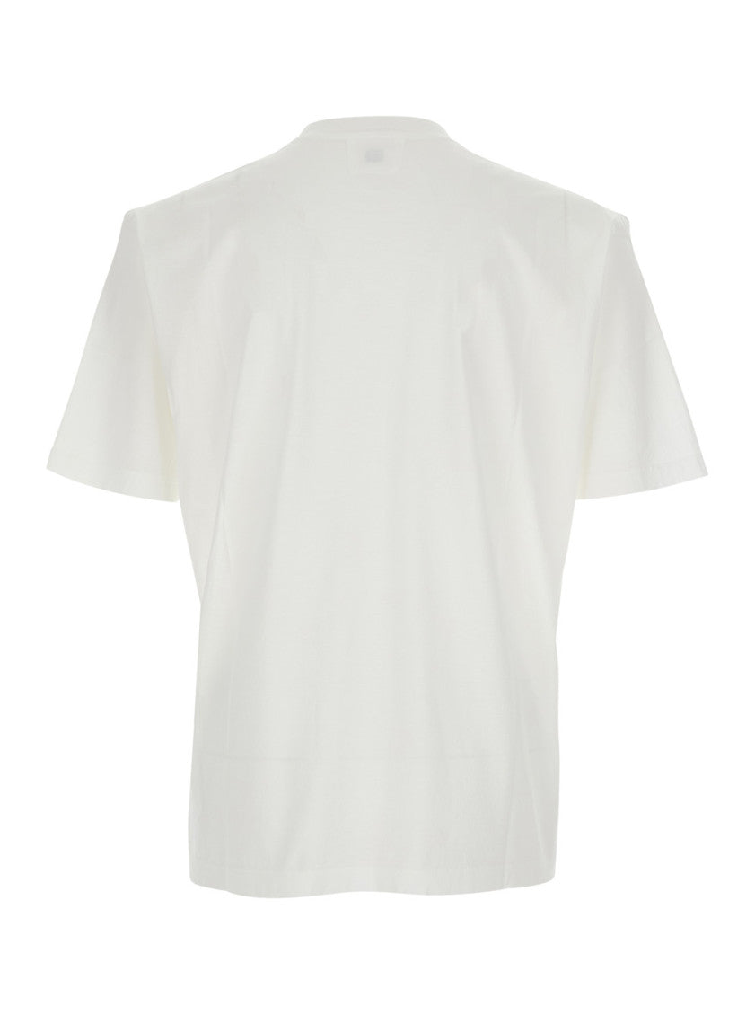 White Crew Neck T-Shirt 2
