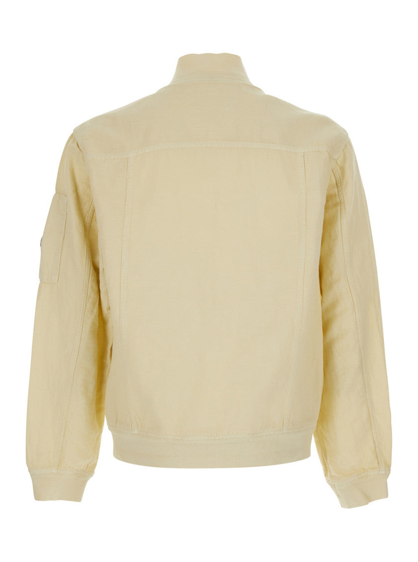 Off White Mock Collar Jacket 2