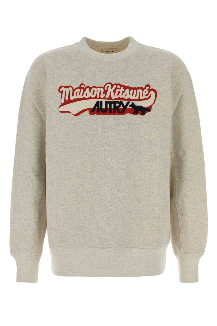 Grey Crew Neck Sweatshirt 1