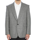 Grey Single Breasted Blazer 1