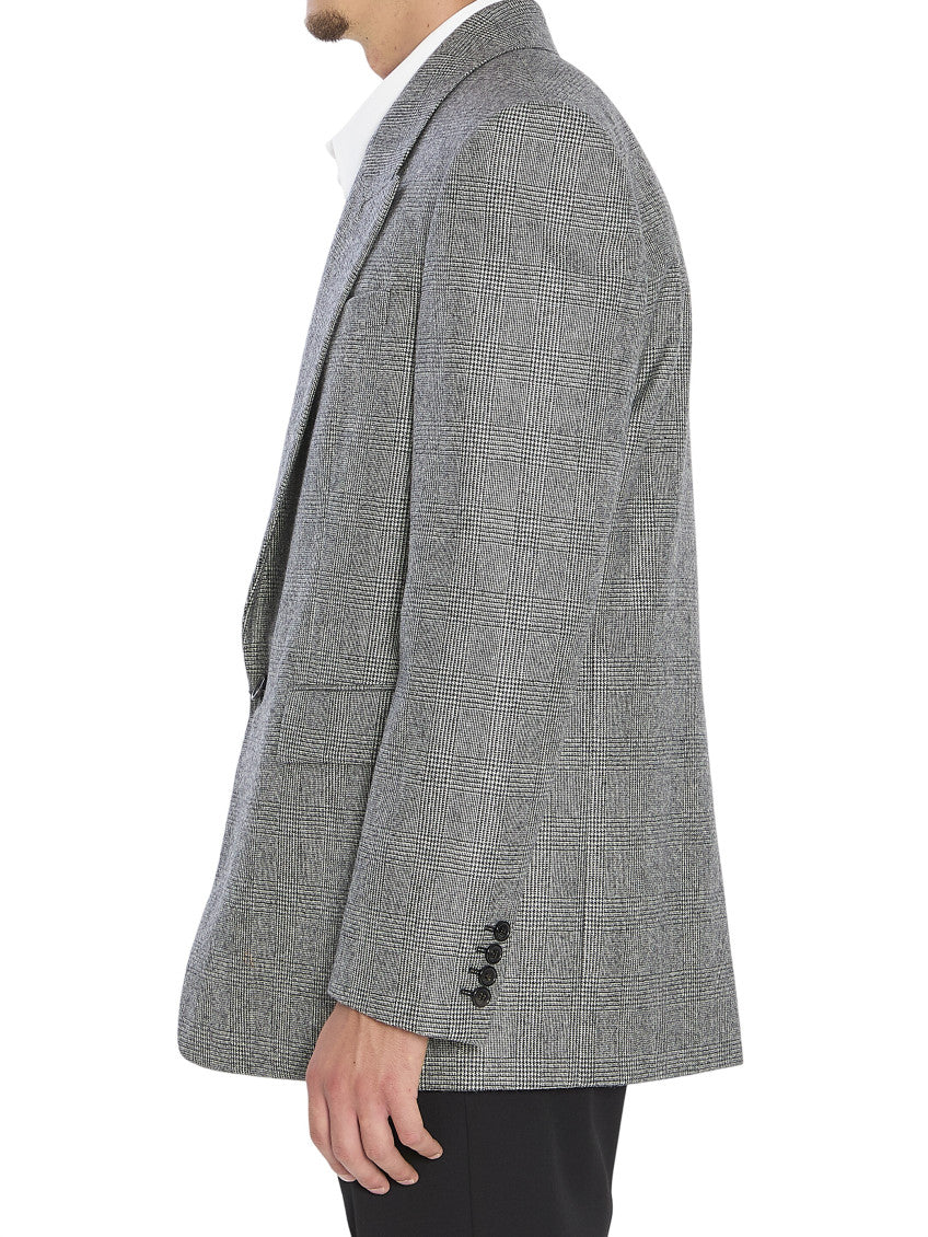 Grey Single Breasted Blazer 2