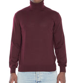 Maroon Turtle Neck Sweater 1