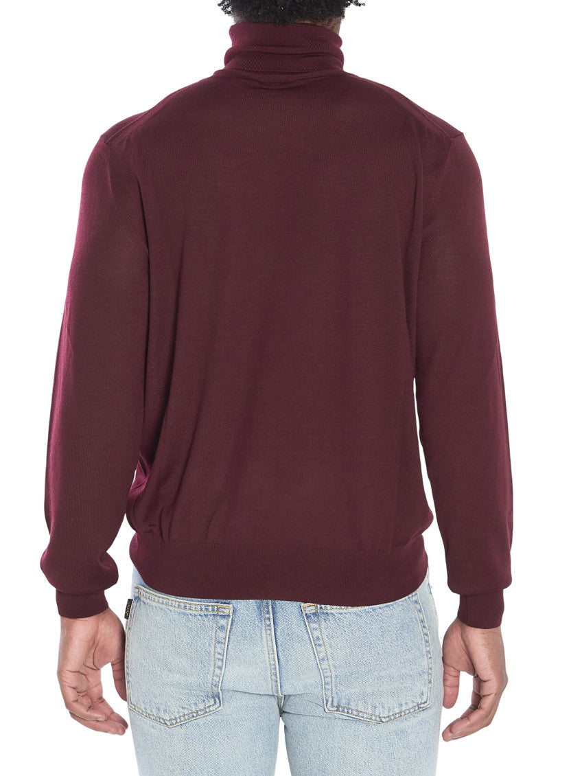 Maroon Turtle Neck Sweater 3