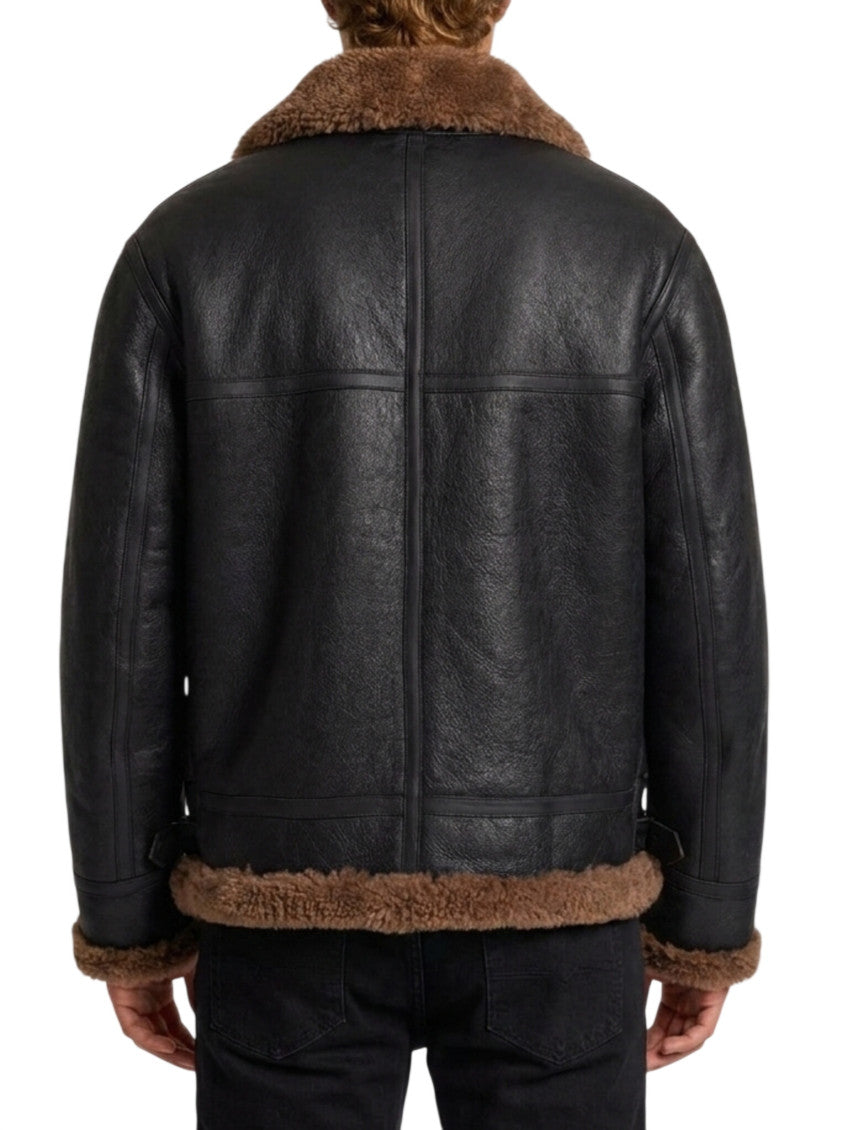 Black Shirt Collar Jacket 3