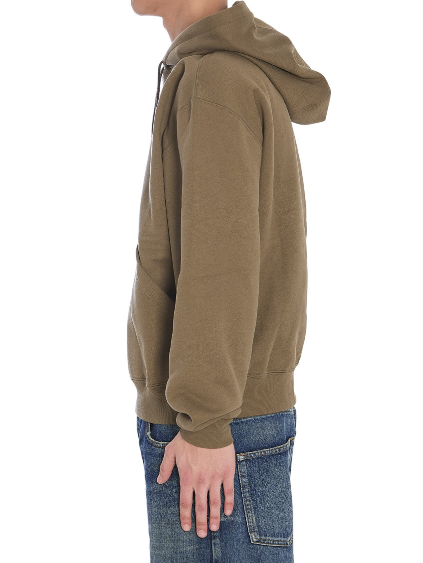 Green Relaxed Logo Hoodie 2