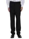 Black Flat Front Trousers 1