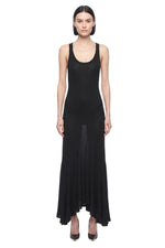 Black Scoop Neck Maxi Dress 1