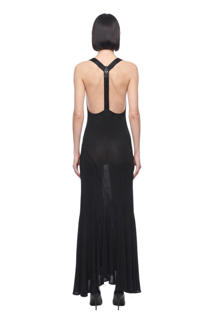 Black Scoop Neck Maxi Dress 2