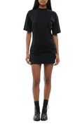 Black Crew Neck Mini Dress 1