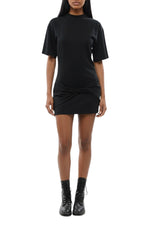 Black Crew Neck Mini Dress 1