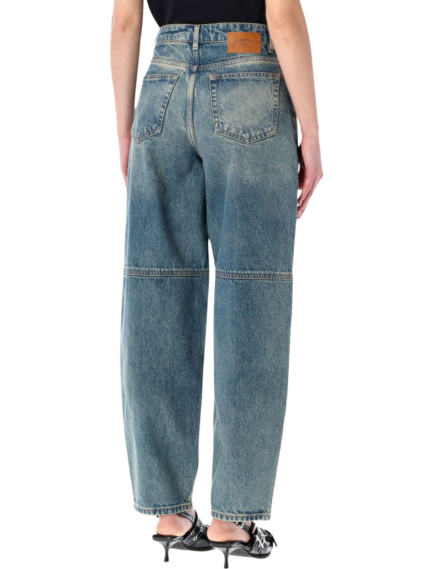 Blue Straight High Rise Jeans 2