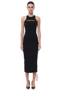 Black Embellished Midi Dress 1