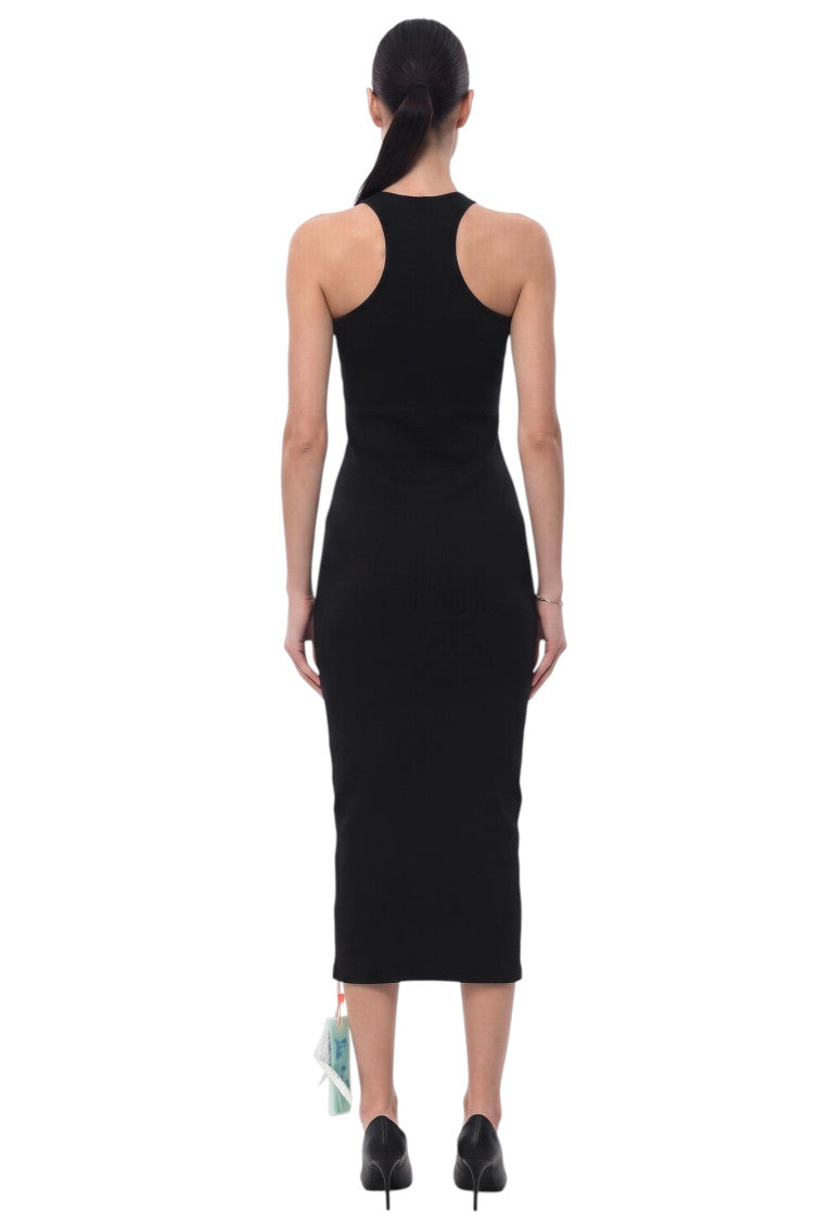 Black Embellished Midi Dress 2
