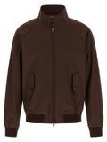Brown Mock Collar Jacket 1